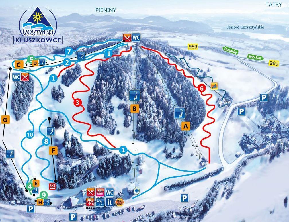 mapa stoku narciarskiego